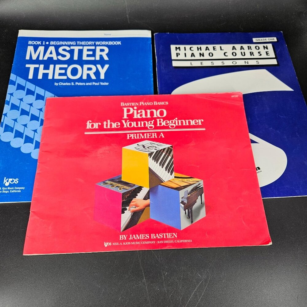 Piano Lesson Education Sheet Music Song Books Level Beginner A One Set 3